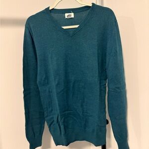 Old Navy Men's Blue V-Neck Sweater